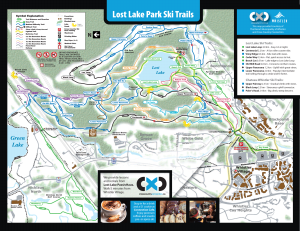 Winter XC ski map Whistler