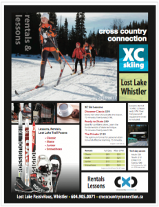 XC Lessons and Rentals info sheet