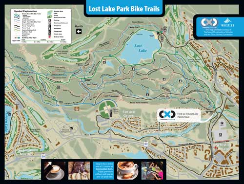 Lost Lake Summer Mountain Bike Trail Map