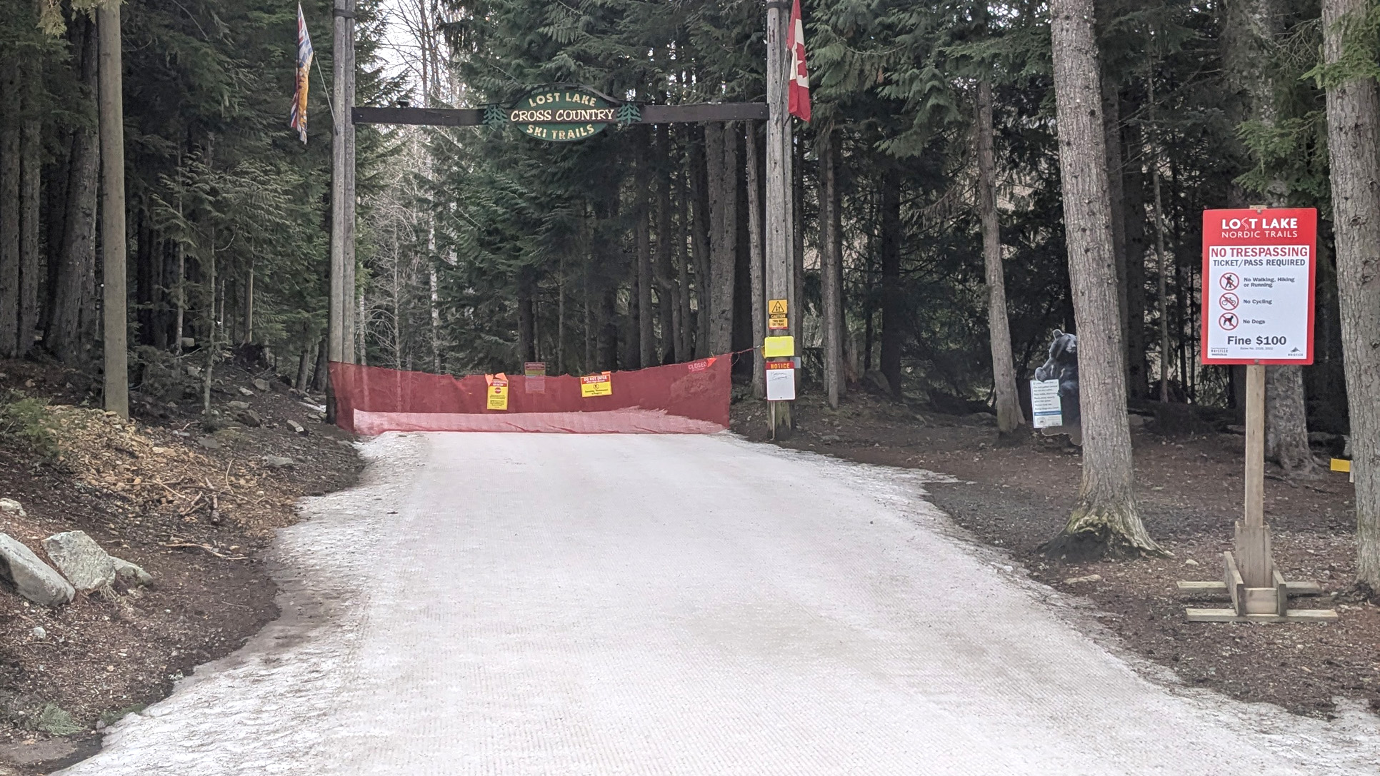 web cam at passivhaus, Cross Country Connection in Whistler BC, Canada